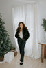 Cozy Luxe Faux Fur Jacket - Black