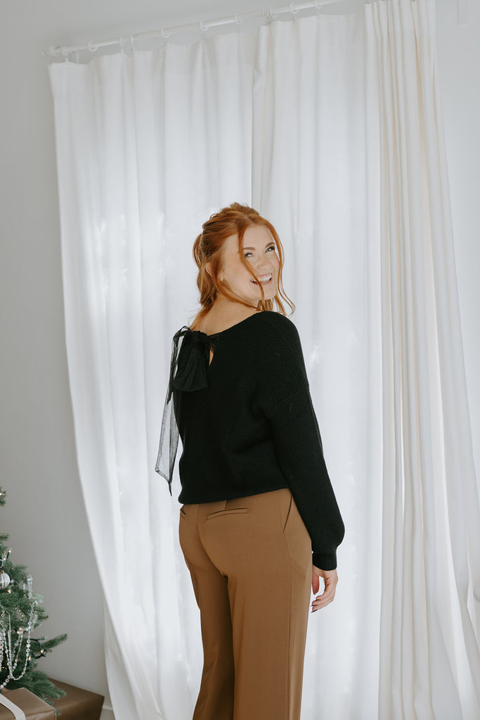 Wide Leg Dressy Pant - Brown