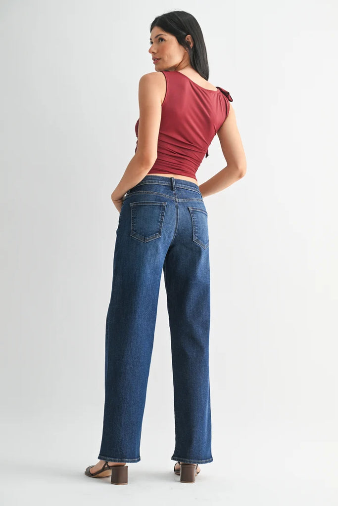 Loose Straight with Regular Hem - Dark