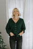 Lightweight Button Up Cardigan - Green