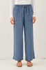 Tencel Pant Cropped - Blue