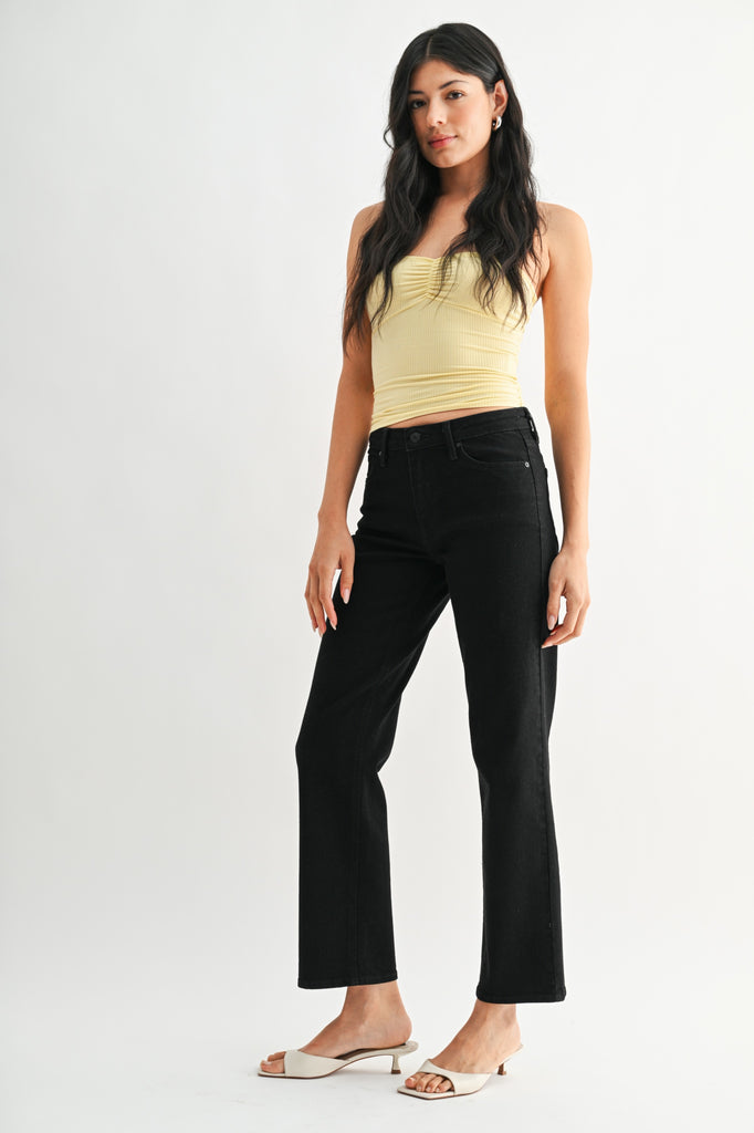 Stretchy Straight - Black