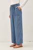 Tencel Pant Cropped - Blue
