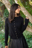 Cardigan with Gold Buttons - Black