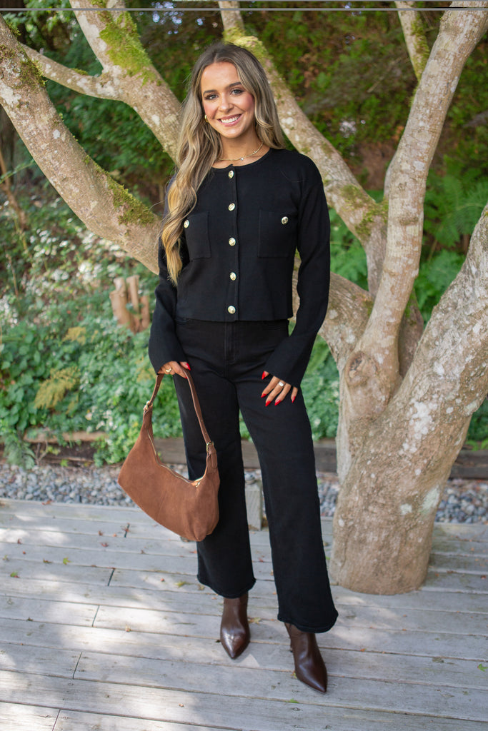 Knit Jacket - Black