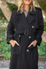 Oversized Trench - Black
