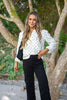 Polka Dot Blouse - Champagne