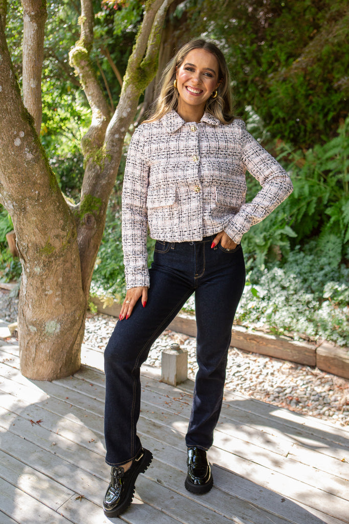 Tweed Jacket - Pink