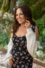 Ribbed Knit Bolero Sweater - Ivory