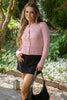 Cable Knit Cardigan - Pink