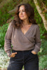 Faux Wrap Sweater - Mousse