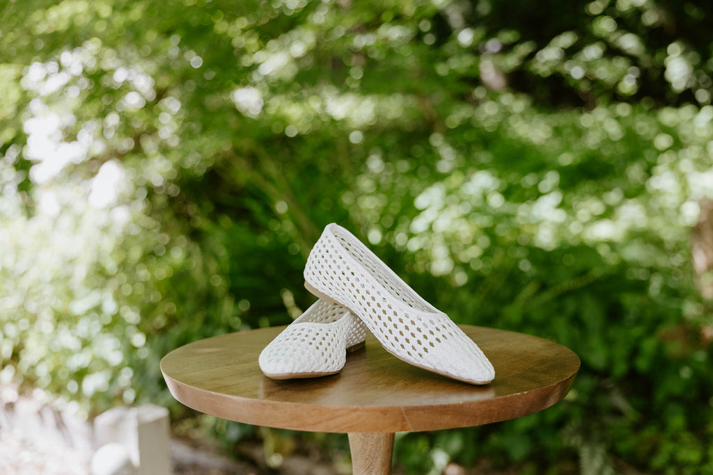 Woven Flat - White