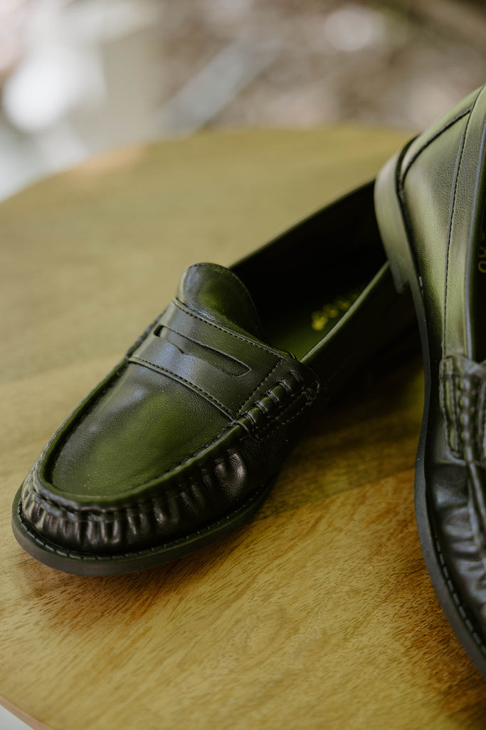 Classic Penny Loafers - Black