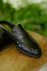 Open Back Loafers - Black