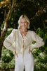 Embroidered Long Sleeve Shirt - Yellow