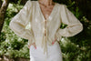 Embroidered Long Sleeve Shirt - Yellow