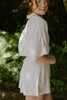 Button Up Linen Romper - Oat