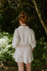 Button Up Linen Romper - Oat