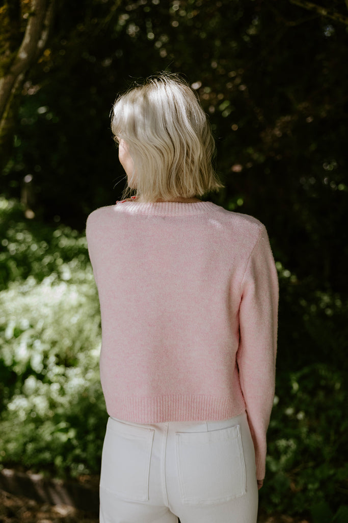Strawberry Cardigan - Pink