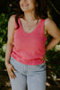 Lightweight Knit Tank - Pink
