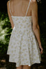 Floral Print Midi Dress - Yellow