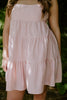 Striped Sun Dress - Pink