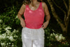 Lightweight Knit Tank - Pink