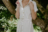 Button Down Midi Shirt Dress - Oat