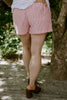 Striped Casual Short - Red