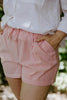 Striped Casual Short - Red