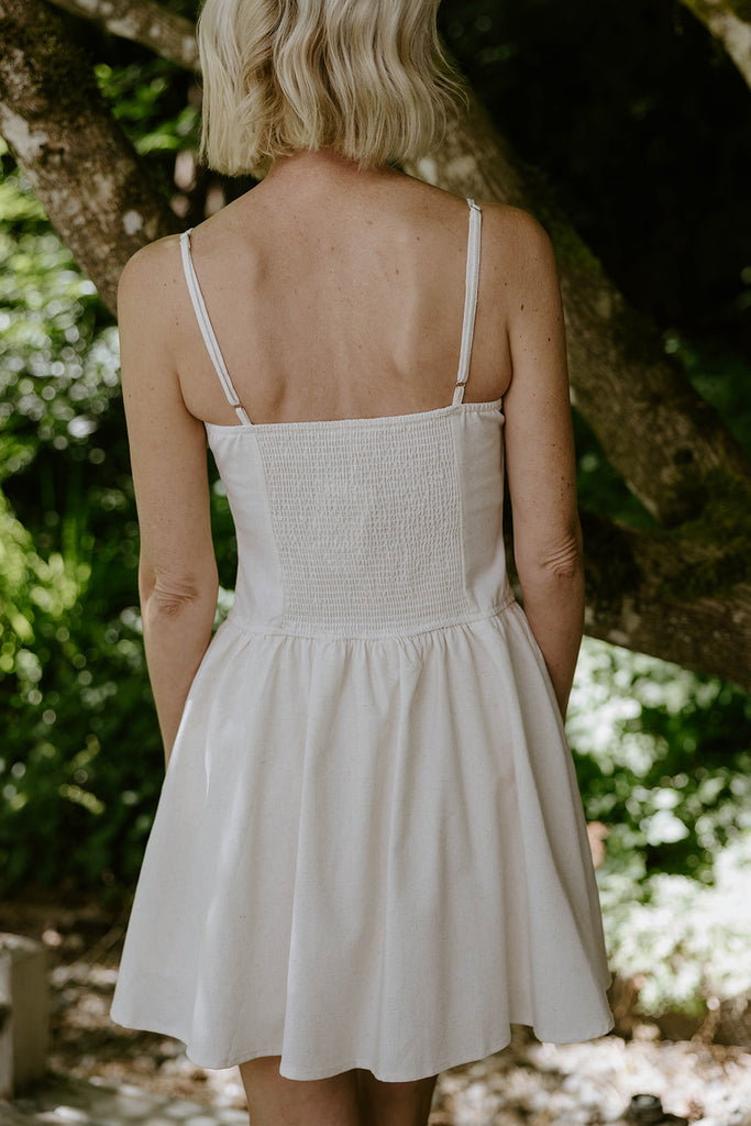 Spaghetti Strap Mini - Oat