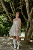 Striped Sun Dress - Taupe