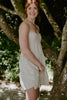 Striped Sun Dress - Taupe