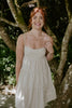Striped Sun Dress - Taupe