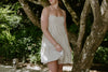 Striped Sun Dress - Taupe