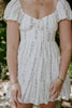 Floral Puff Sleeve Mini Dress