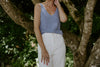 Lightweight Knit Tank - Blue