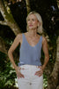 Lightweight Knit Tank - Blue