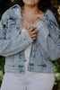 Oversized Washed Denim Jacket