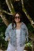 Oversized Washed Denim Jacket