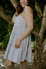 Striped Sun Dress - Sky Blue