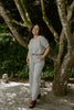 Top & Flowy Pant Casual Set - Sage