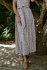 Parisian Bloom Dress - Vintage Blue
