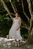 Striped Smocked Maxi - Taupe