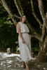 Bubble Top and Flowy Skirt Set - Natural