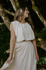 Bubble Top and Flowy Skirt Set - Natural