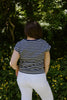 Casual Striped Shirt - Navy