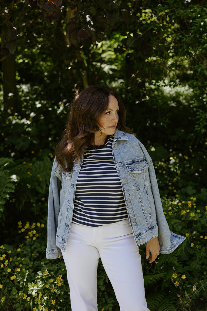 Oversized Washed Denim Jacket