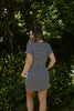 Casual Striped Everyday Dress - Navy