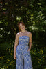Palm Print Top & Pant Set - Blue